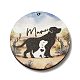 Mother's Day Theme Wooden Pendants(FIND-Z031-01H)-1