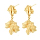Brass Twist Tree Dangle Stud Earrings for Women(EJEW-F291-01G)-2