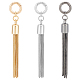 3 Sets 3 Colors  Alloy Keychain Tassel Chain Pendant Decoration(HJEW-UN0001-25)-1