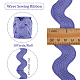 Ruban de bordure à franges ondulées en polyester de 10 mètres(OCOR-GF0003-27A)-2