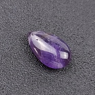 Natural Amethyst Pendants, Teadrop Charms, 25x15~18x7~8mm(PW-WG96986-07)