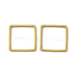 Brass Linking Rings, Square, Raw(Unplated), 12x12x0.7mm, Inner Diameter: 10.5x10.5mm(KK-B085-09C-02)