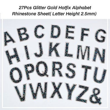 Glitter Rhinestone Iron On Patches(DIY-FG0001-28B)-7
