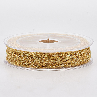 Soldered Brass Coated Iron Rope Chains(CH-T002-04G)-3