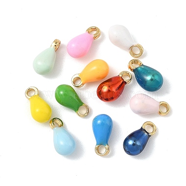 Brass Enamel Pendants(KK-K364-17A-G)-1