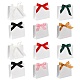 White Cardboard Paper Wedding Candy Boxes with Ribbon(CON-FZC0002-002C)-2