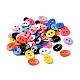 Spray painted Alloy Buttons(PALLOY-K001-04)-1
