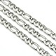 Stainless Steel Figaro Chains(STAS-M032-45P-1.6mm)-1
