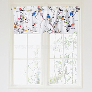 Polyester Curtain Purdah, for Home Wall Drapes Window Decoration, Rectangle, Bird, 460x1320mm(AJEW-WH0506-011)