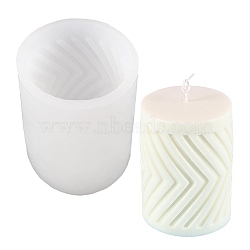 Scented Candle Molds, Column Silicone Molds, White, 8.8x11.7cm(PW-WG34494-02)