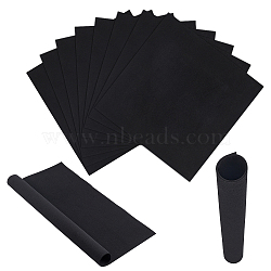 EVA Foam Craft Sheets, Rectangle, Black, 398~400x398~400x0.8mm(AJEW-WH0314-395A-01)