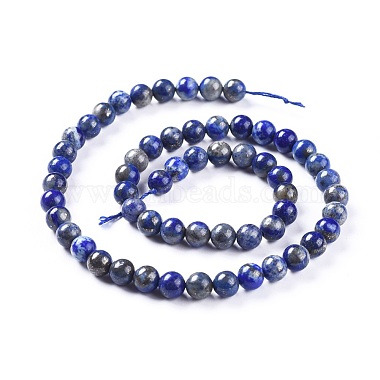 Chapelets de perles en lapis-lazuli naturel(G-J385-F01-A)-3