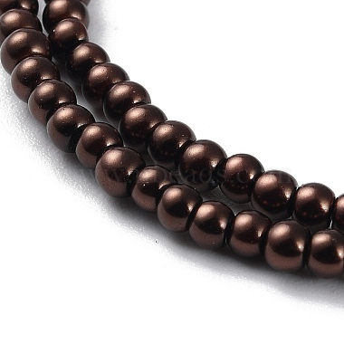 Glass Pearl Beads Strands(HY-3D-B40)-4