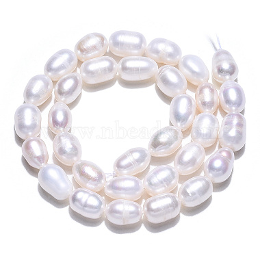 Natural Cultured Freshwater Pearl Beads Strands(PEAR-N012-07F)-5