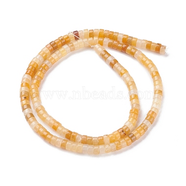 Chapelets de perles jaunes en aventurine naturelle(X-G-F631-A47)-3