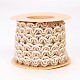 Natural Hollow-Out Burlap Lace Ribbon(FABR-PW0001-245A)-1