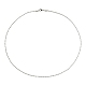5 pièces 304 colliers de chaîne de corde de torsion ronde en acier inoxydable pour hommes femmes(NJEW-YW0001-07)-2