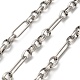 304 Stainless Steel Paperclip & Rolo Link Chains(CHS-A016-49P-A)-1