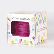 Nylon Thread, Medium Violet Red, 1.5mm, about 49.21 yards(45m)/roll(NWIR-JP0012-1.5mm-129)