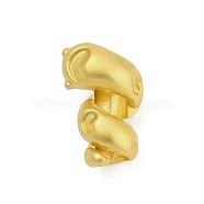 Alloy Beads, Cadmium Free & Lead Free, Snake, 14.5x10x8mm, Hole: 3.7mm(PALLOY-D369-25MG-03)