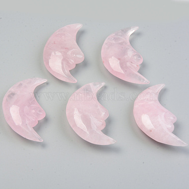 Moon Rose Quartz Beads