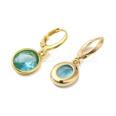 Real 18K Gold Plated Brass Dangle Leverback Earrings(EJEW-L268-001G-04)-2