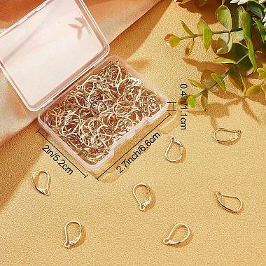 beebeecraft 100pcs 304 résultats de boucles d'oreilles à levier en acier inoxydable(STAS-BBC0001-55G)-6