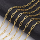 Brass Paperclip Chains(X-CHC-S008-001A-G)-3