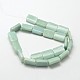 Natural Amazonite Rectangle Beads Strands(G-P091-55)-2