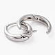 Brass Huggie Hoop Earrings(EJEW-C502-11P)-2