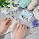Alloy Enamel Moon with Star & Yin Yang Charm Locking Stitch Markers(HJEW-PH01707)-3