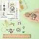 Kit de fabrication de boucles d'oreilles sur le thème du panda à faire soi-même(DIY-SC0023-69)-3