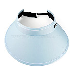 1Pc Polyester Sunscreen Hat, Light Sky Blue, 270x260x150mm, Inner Diameter: 130~180mm(AJEW-TA0002-57B)
