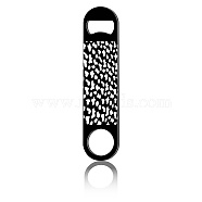 430 Stainless Steel Bottle Openers, Laser Cut, Rectangle, Mixed Shapes, 178x40x2mm(AJEW-WH0259-030)