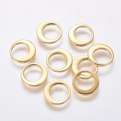 304 Stainless Steel Charms, Ring, Golden, 10x1mm(X-STAS-L234-075G)