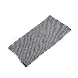 Ribbing Pattern Polyester Oversleeves, Air Blower Terminals Oversleeves, Gray, 151x84x3.3mm(FIND-WH0003-95B)