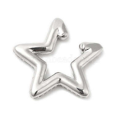 Crystal Rhinestone Star Cuff Earrings(EJEW-D059-06P-02)-2