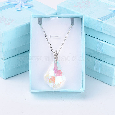 Valentines Day Presents Packages Cardboard Pendant Necklaces Boxes(BC052)-5