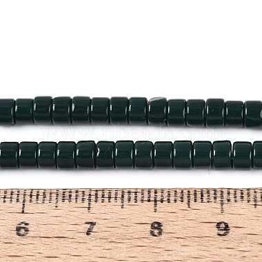 Opaque Solid Color Glass Beads Strands(GLAA-N026-2x4mm-10)-4