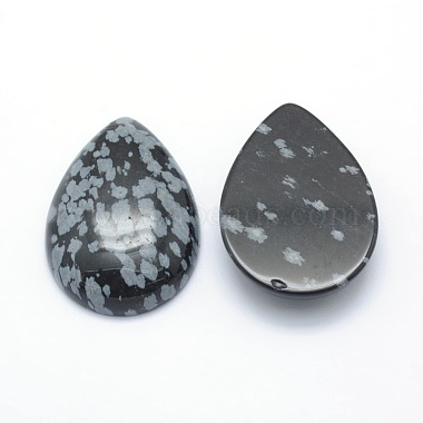 Natural Snowflake Obsidian Cabochons(G-P393-G11)-2