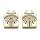 Brass Micro Pave Colorful Cubic Zirconia Pendants(KK-S356-215G-NF)-1