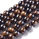 Electroplated Natural Tiger Eye Beads Strands(G-F660-01-12mm)-1