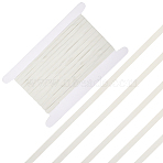 10Yards Rubber Ribbon, for Sports Equipment, WhiteSmoke, 1/4 inch(6mm)(OCOR-CY0002-65A)