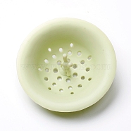 Silicone Sink Strainer, Sturdy Drain Basket Protector, Pale Green, 105mm(AJEW-WH0021-87)