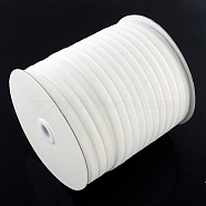 1/4 inch Single Face Velvet Ribbon, White, 1/4 inch(6.5mm), about 200yards/roll(182.88m/roll)(OCOR-R019-6.5mm-001)