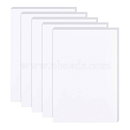 Sponge EVA Sheet Foam Paper Sets, With Adhesive Back, Antiskid, Rectangle, White, 30x21x0.6cm(AJEW-BC0006-29C-02)