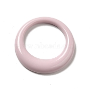 Resin Linking Ring, Round Ring, Pink, 35x5mm, Inner Diameter: 24mm(RESI-C028-01A)