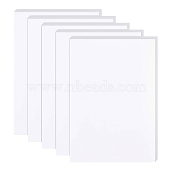 Sponge EVA Sheet Foam Paper Sets, With Adhesive Back, Antiskid, Rectangle, White, 30x21x0.6cm(AJEW-BC0006-29C-02)