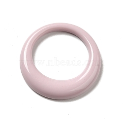 Resin Linking Ring, Round Ring, Pink, 35x5mm, Inner Diameter: 24mm(RESI-C028-01A)