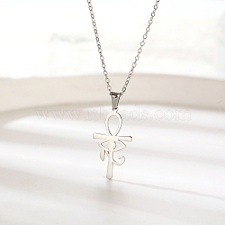 Fashionable stainless steel pendant necklace suitable for daily wear for women.(AI3619-2)